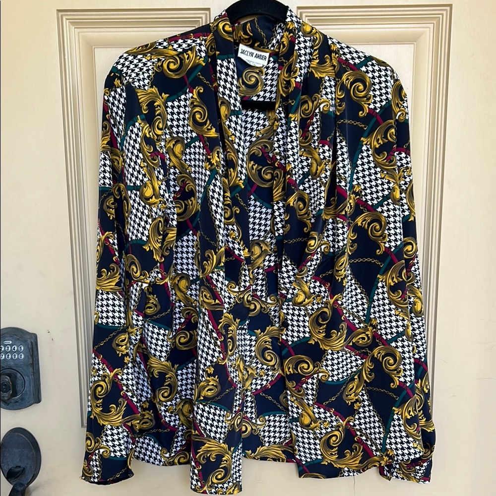 Retro 90s Jaclyn Amber Blouse
